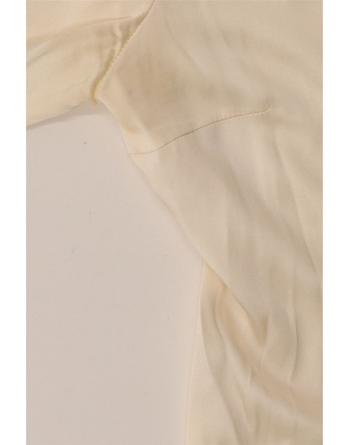 ATOS LOMBARDINI Langærmet skjortebluse til kvinder IT 44 Medium Off White