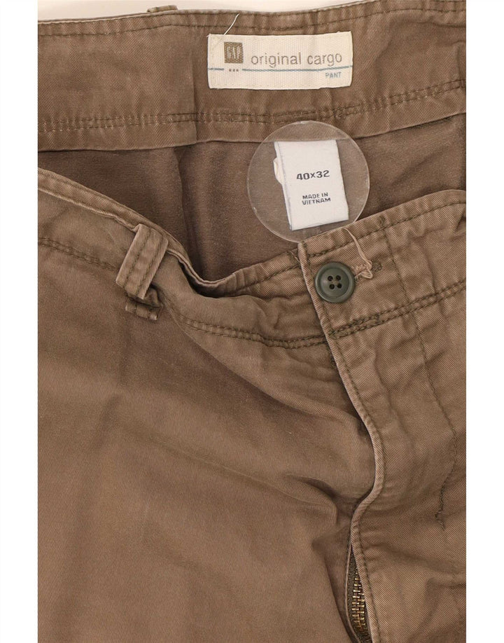 Gap Herre Straight Cargo Bukser W40 L28 Brun Bomuld