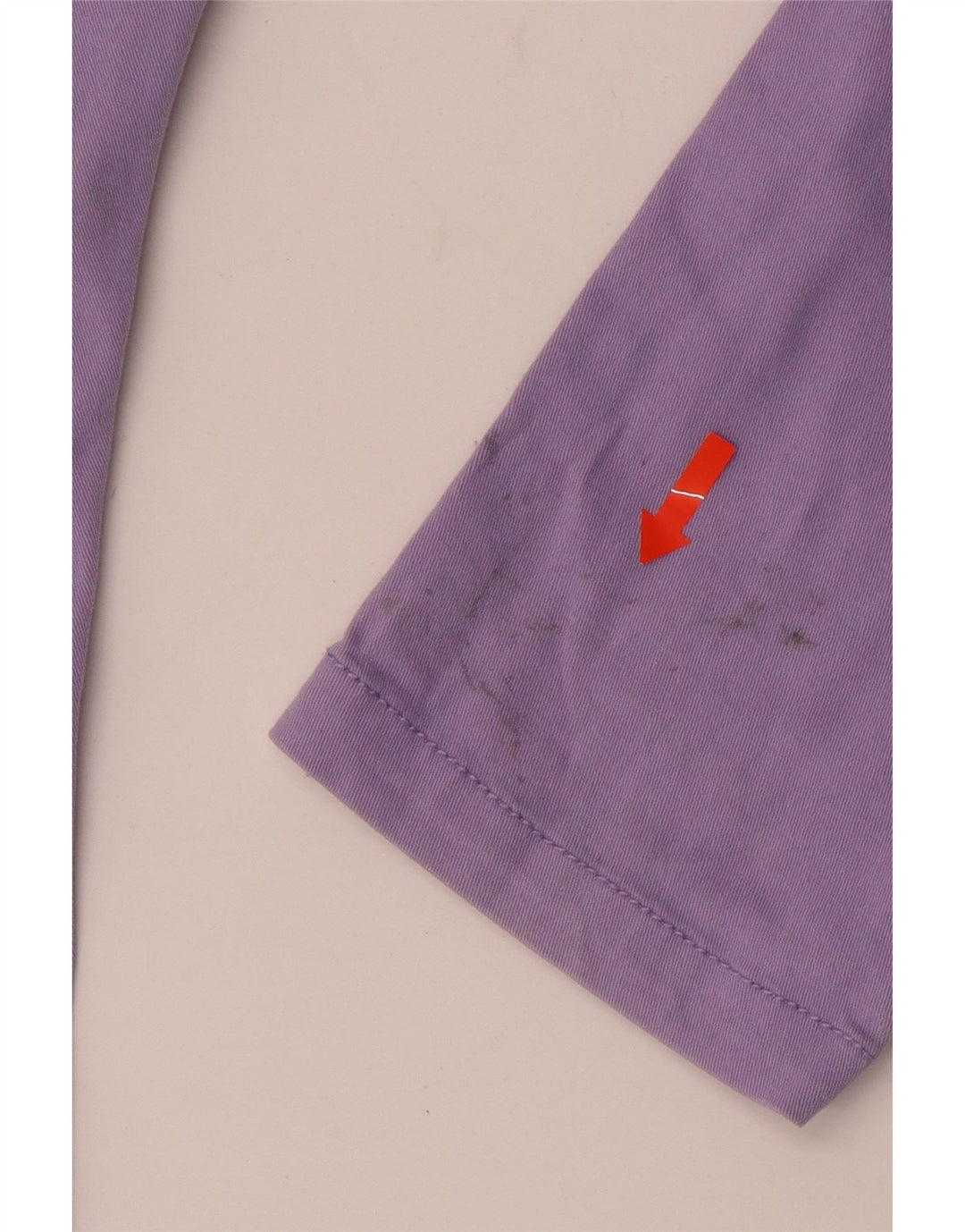 BENETTON Piger Slim Jeans 8-9 år Large W26 L26 Lilla Bomuld