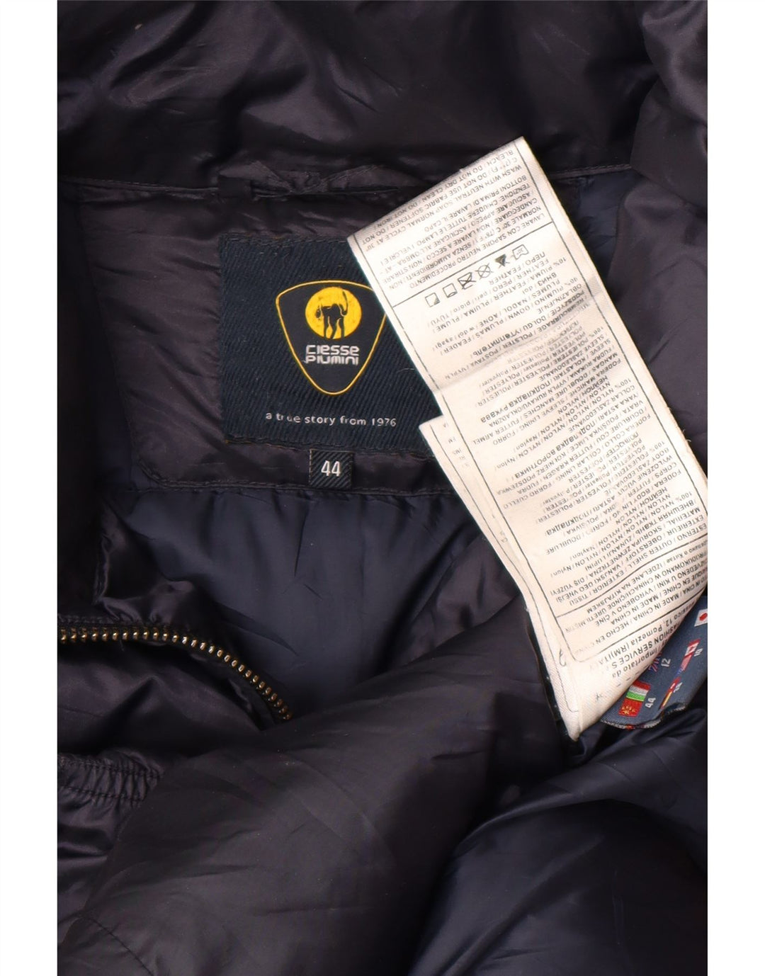 Ciesse Piumini Dame Polstret Jakke IT 44 Medium Navy Blue