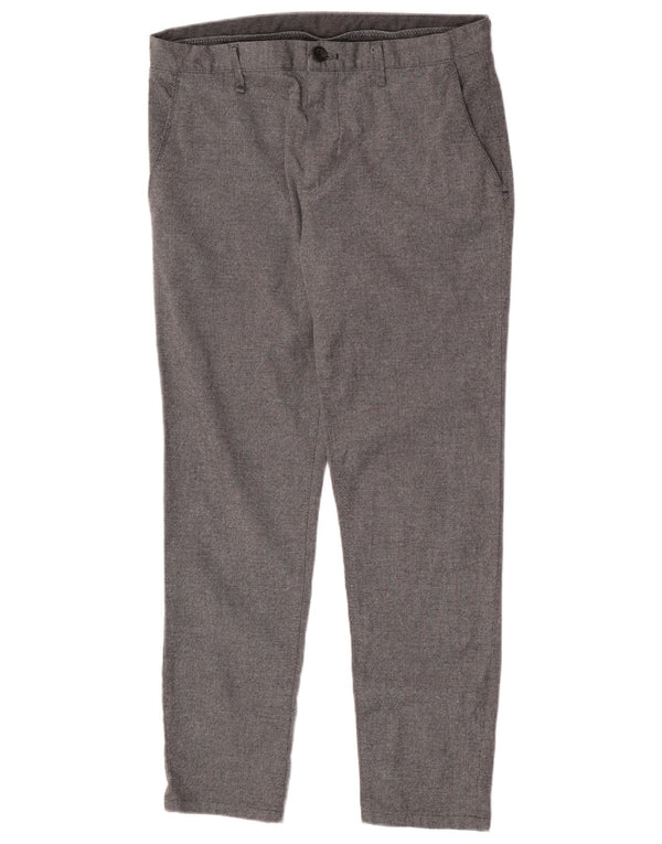 Zara Herre Slim Chino Bukser EU 42 Large W32 L28 Grå