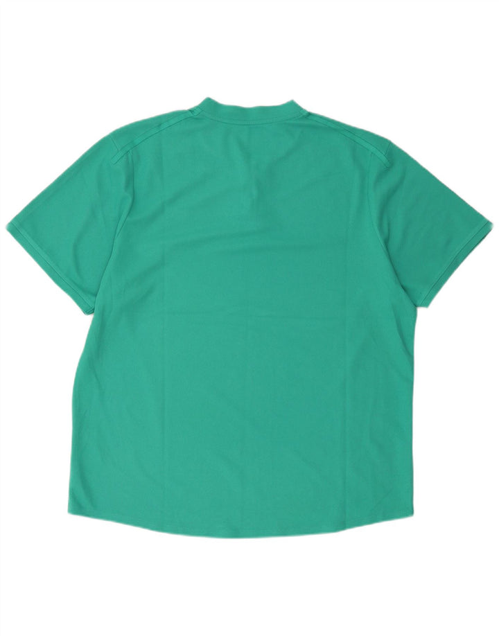 Nike Herre Dri Fit T-Shirt Top XL Grøn Polyester