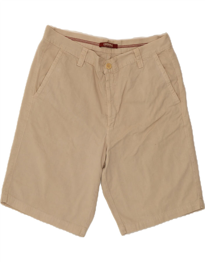 CARRERA Mens Chino Shorts W38 XL Beige Cotton Vintage Carrera and Second-Hand Carrera from Messina Hembry 