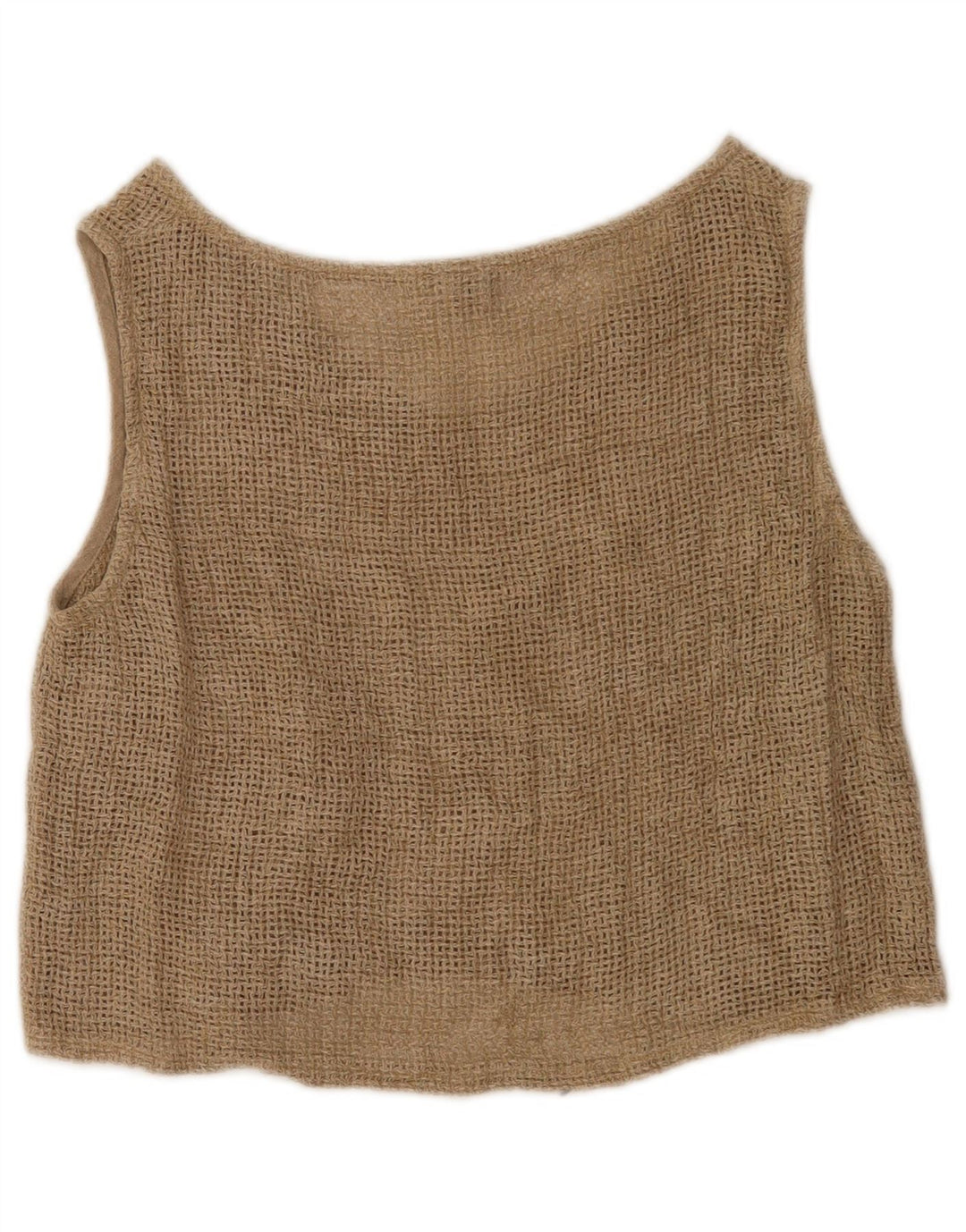 Vintage Dame Se Gennem 1 Knap 2 Del Sæt UK 12 Medium Beige