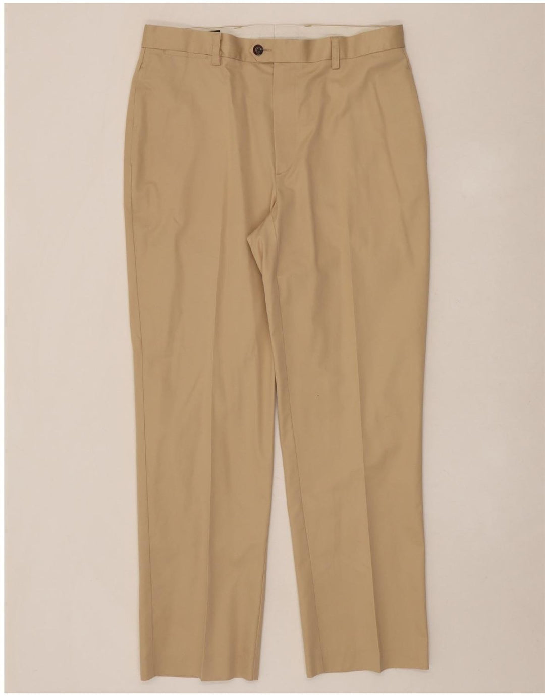 ORVIS Mens Straight Suit Trousers W35 L31 Beige Cotton Vintage Orvis and Second-Hand Orvis from Messina Hembry 