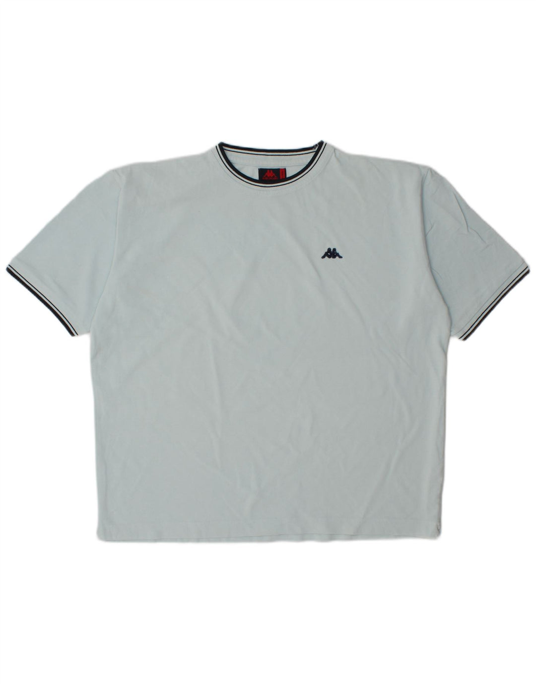 KAPPA Herre T-Shirt Top XL Blå Bomuld