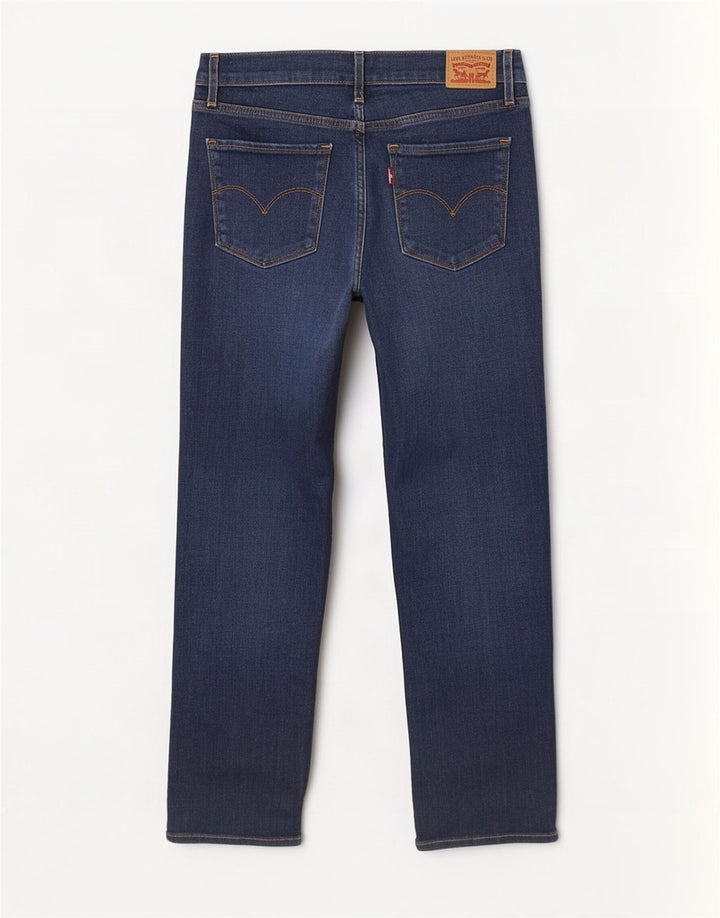 Levi's Dame 724 Højtaljede lige jeans W29 L26 Blå Bomuld