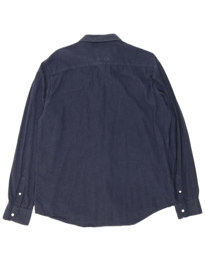 Armani Exchange herreskjorte XL marineblå bomuld