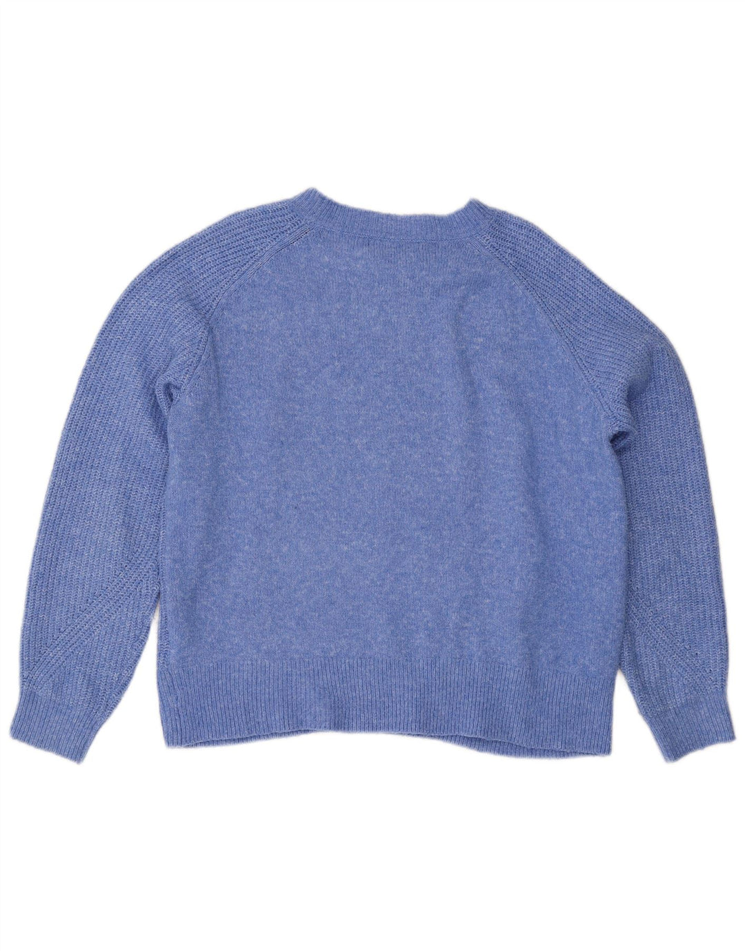 Marks & Spencer dame sweater med rund hals i overstørrelse UK 14 Medium Blue