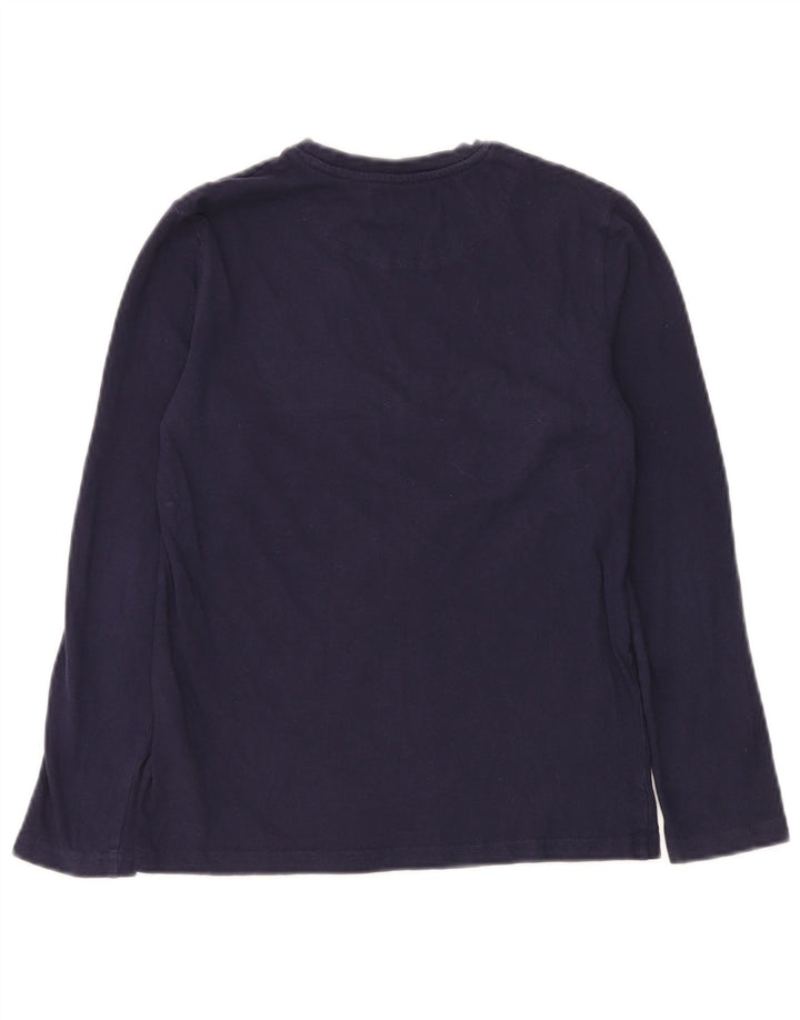 LYLE & SCOTT drengetop langærmet 12-13 år marineblå bomuld