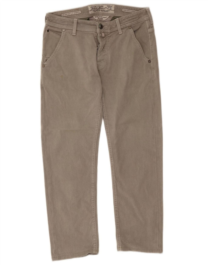 Jacob Cohen Herre Regular Straight Jeans W32 L26 Grå Bomuld