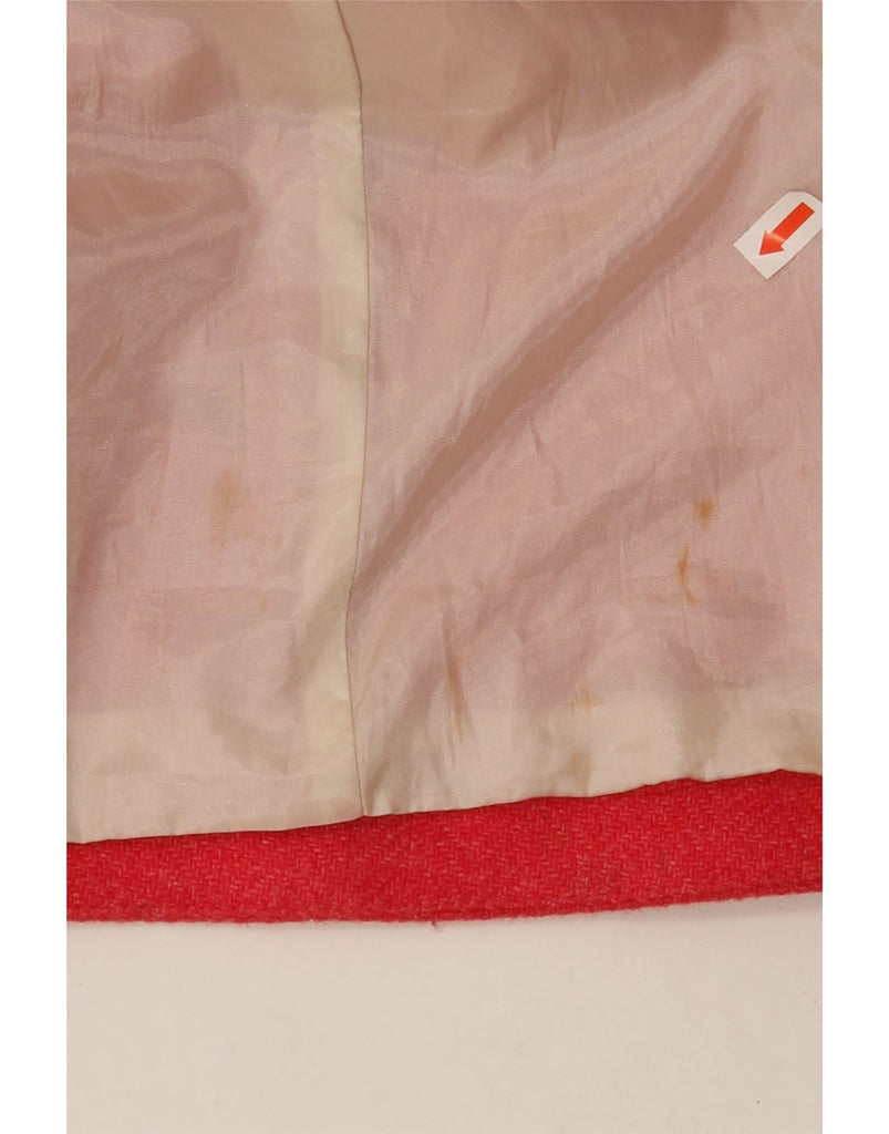 AVOCA Womens Overcoat US 2 XS Red Wool Vintage Avoca and Second-Hand Avoca from Messina Hembry 