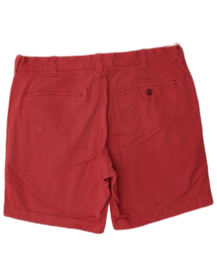 J. CREW Chino Shorts til mænd W32 Medium Rød Bomuld