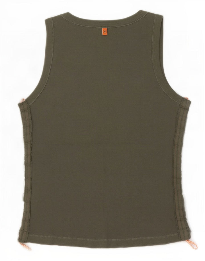 Hugo Boss Damevest Top UK 12 Medium Khaki