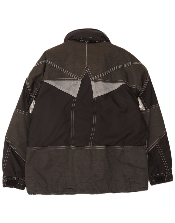 Colmar Skijakke med hætte til mænd IT 52 Stor Sort Colourblock