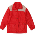 VINTAGE Womens Windbreaker Jacket IT 46 Large Red Colourblock Polyamide Vintage Vintage and Second-Hand Vintage from Messina Hembry 