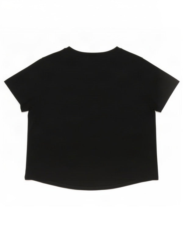 Nike piger grafisk t-shirt top 12-13 år stor sort bomuld