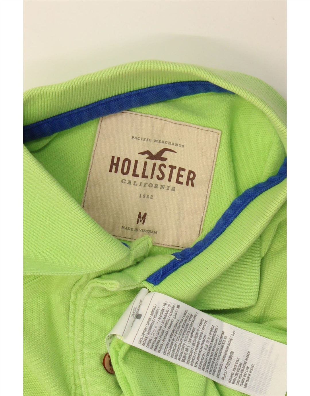 HOLLISTER Herre poloshirt Medium Grøn Bomuld