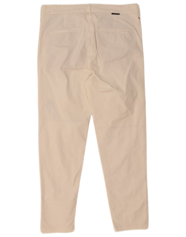Zara Herre Slim Chino Bukser EU 38 Small W30 L26 Hvid