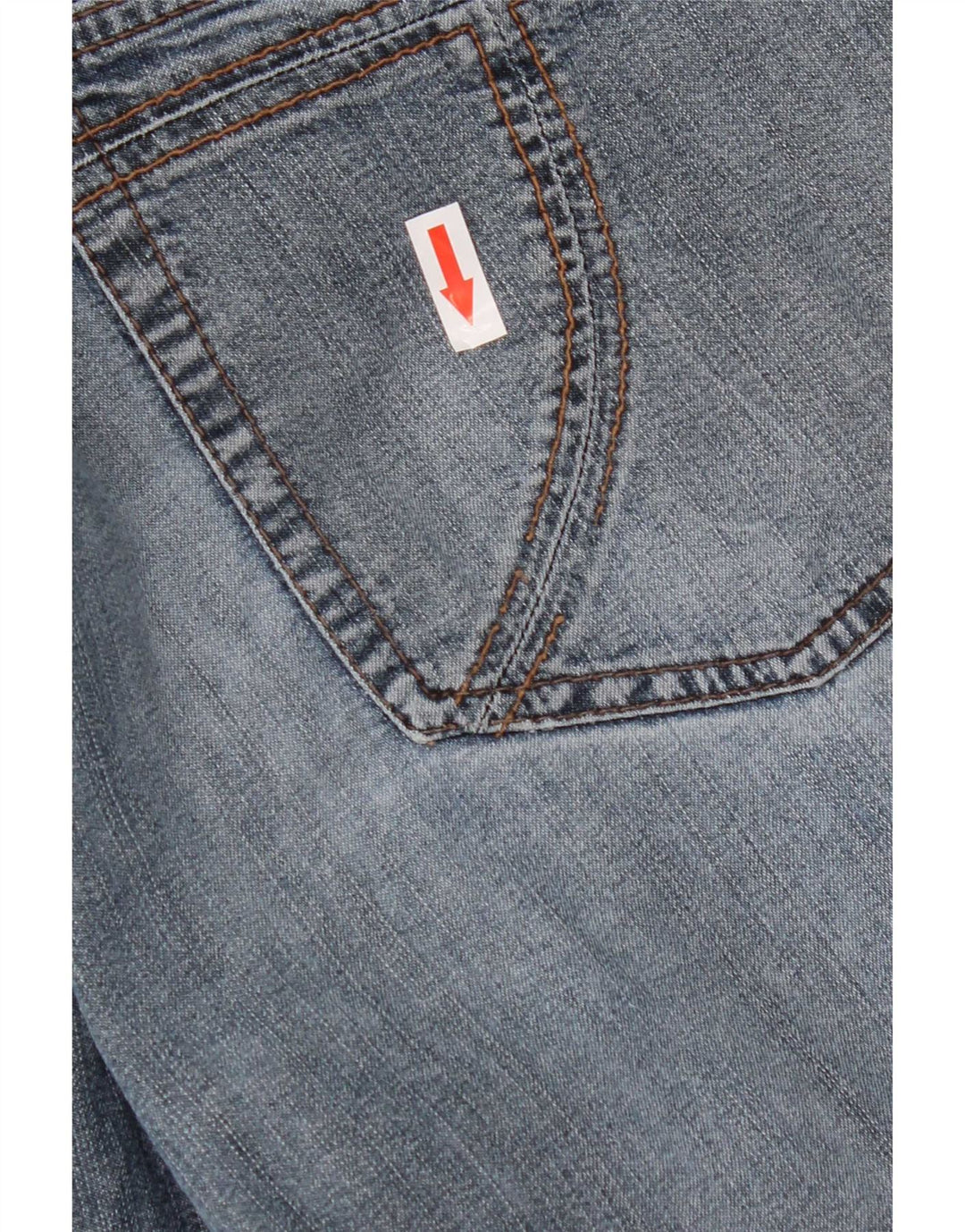Trussardi Straight Jeans til mænd W34 L32 blå bomuld