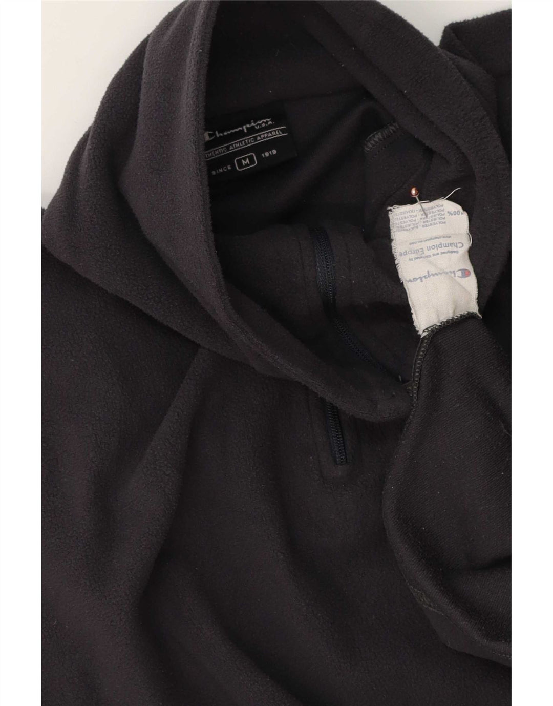 Champion Herre lynlås-hals Fleece Jumper Medium Grå Polyester