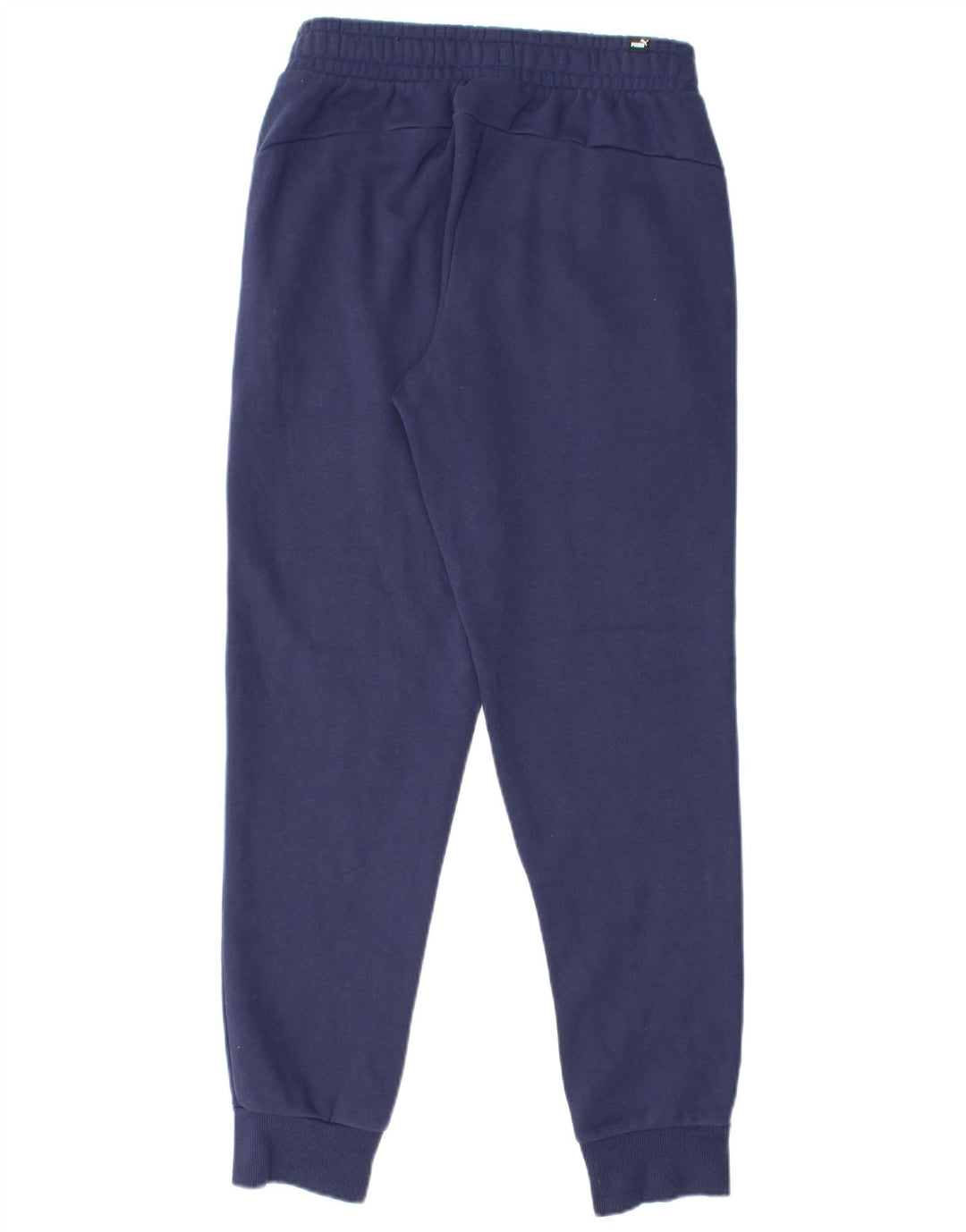PUMA Mens Tracksuit Trousers Joggers Small  Navy Blue Cotton