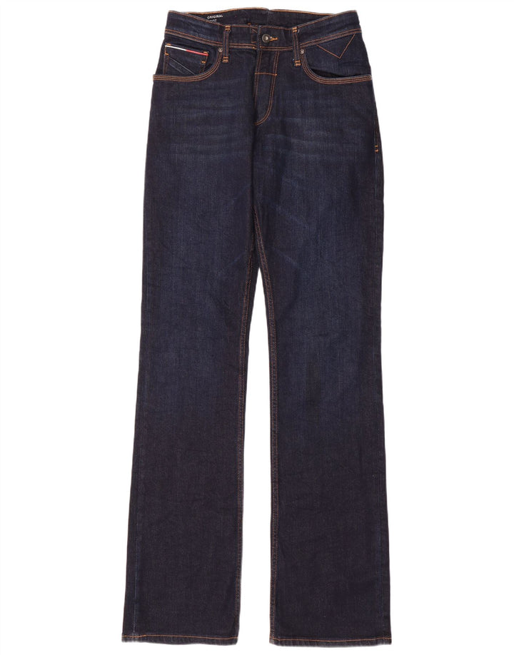 Tommy Hilfiger Dame Bootcut Jeans W30 L39 Marineblå Bomuld