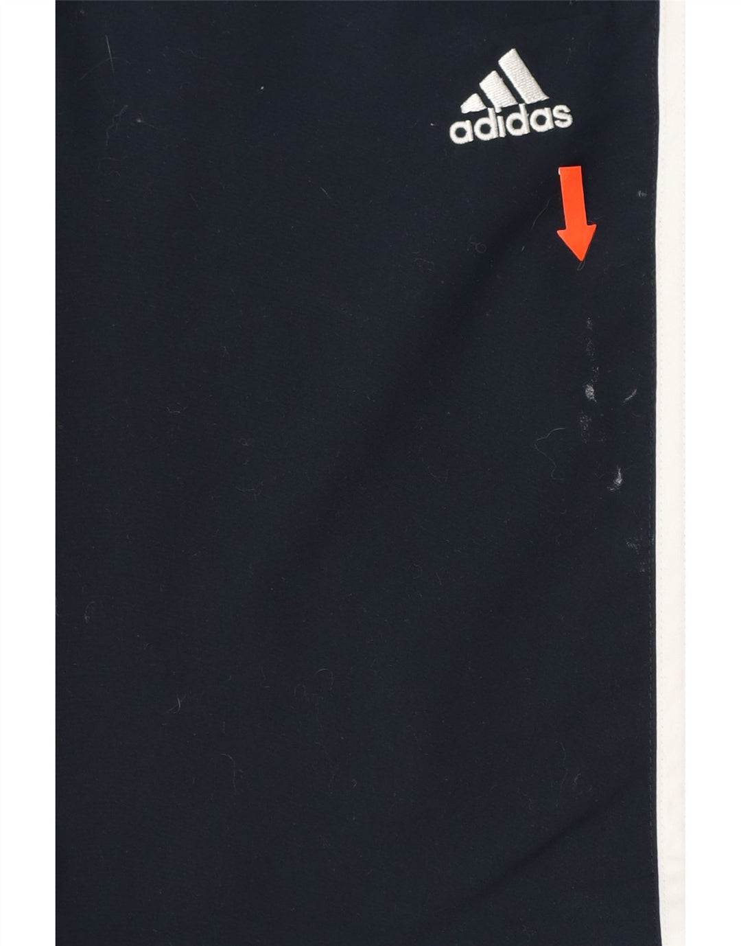ADIDAS Boys Tracksuit Trousers 11-12 Years Navy Blue Polyester Vintage Adidas and Second-Hand Adidas from Messina Hembry 