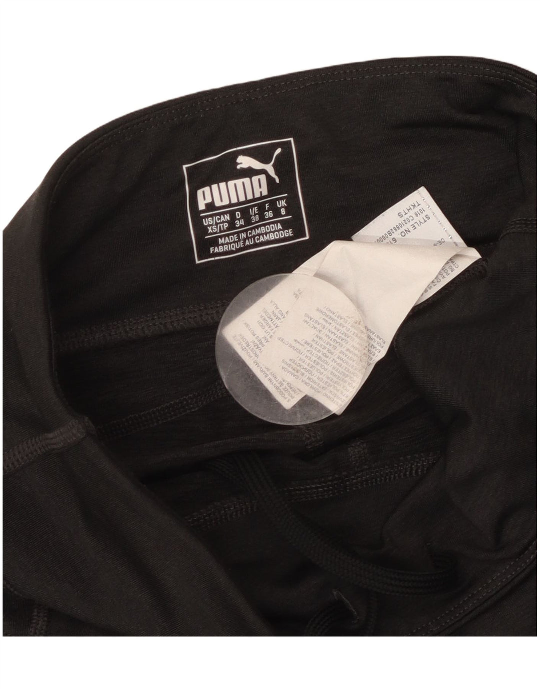 Puma Dame Capri Leggings UK 8 Small Grå Polyester