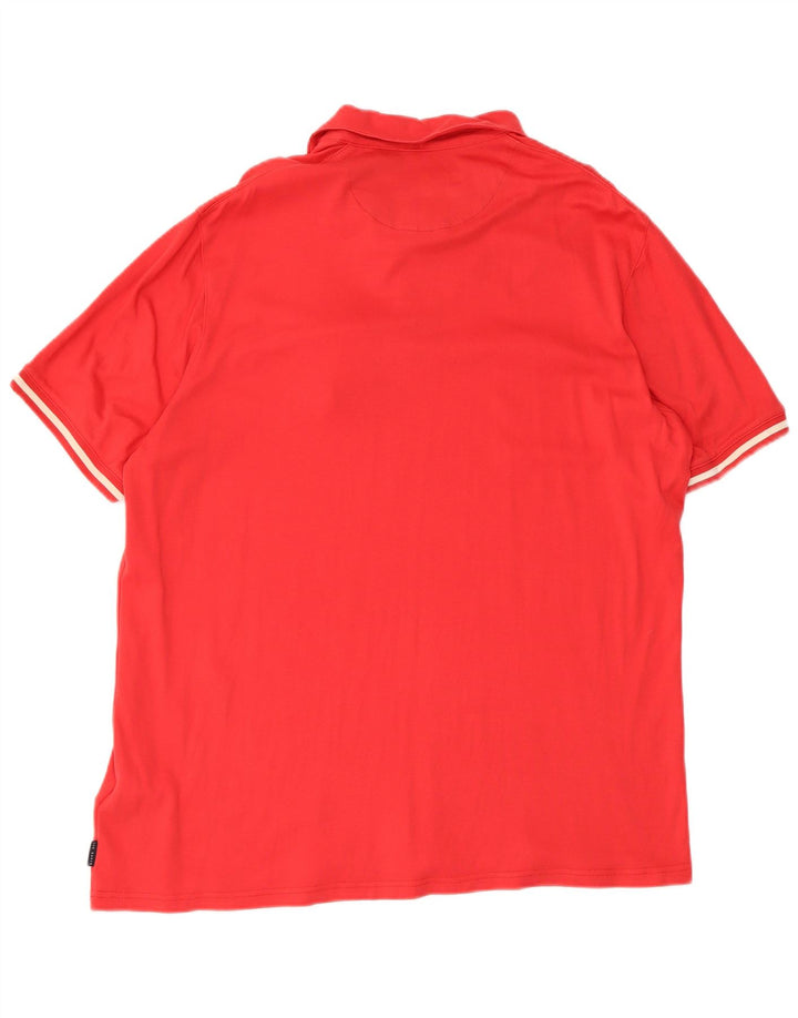 Ted Baker herre poloshirt str. 5 XL Rød bomuld