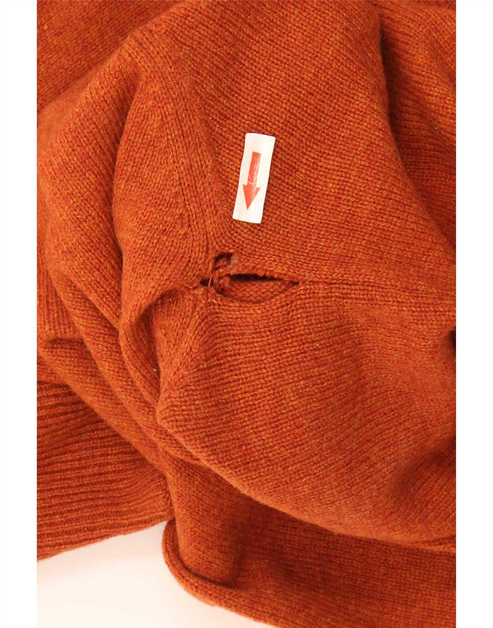 Kappa Herre Zip Neck Jumper Sweater XL Orange