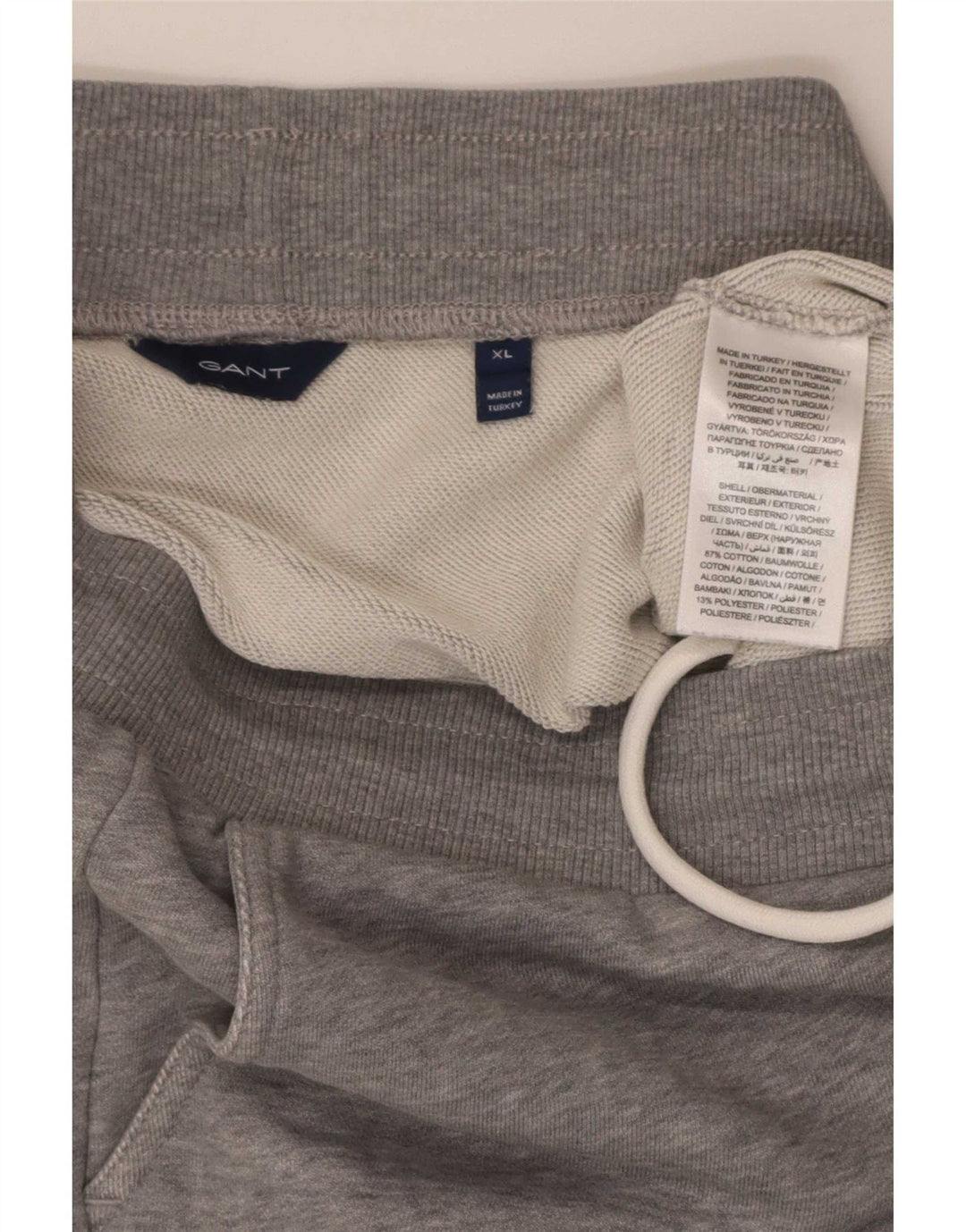 Gant Dame Mini Nederdel UK 18 XL Grå Bomuld