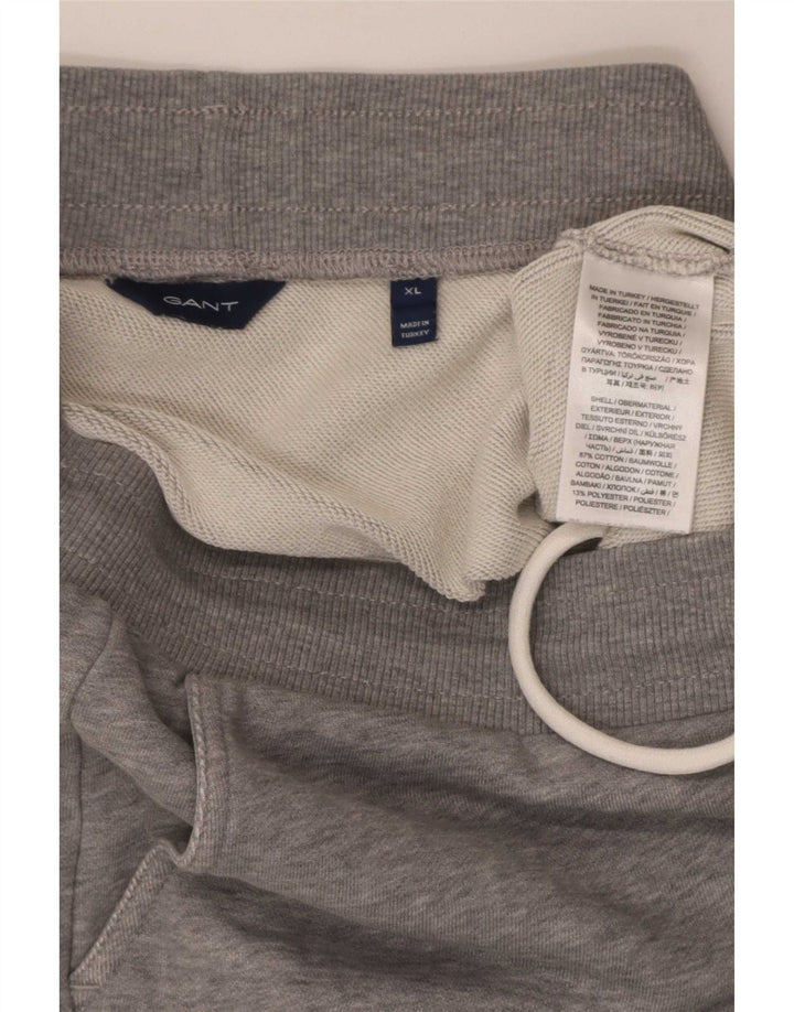 Gant Dame Mini Nederdel UK 18 XL Grå Bomuld