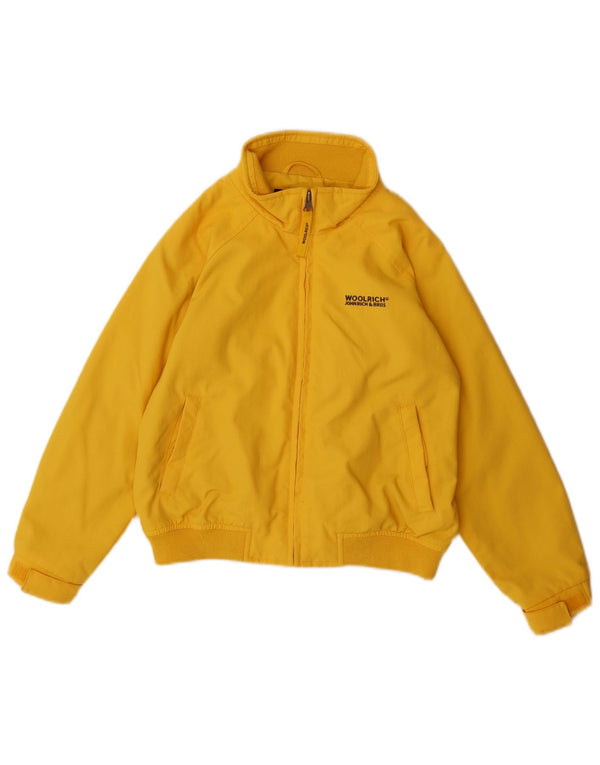 WOOLRICH Boys Bomber Jacket 7-8 År Gul Nylon