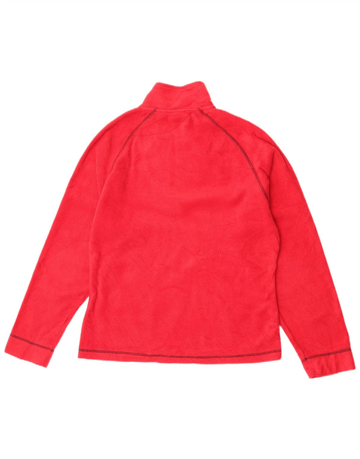 Fila Dame Fleece Jumper IT 46/48 Stor Rød Polyester med lynlås