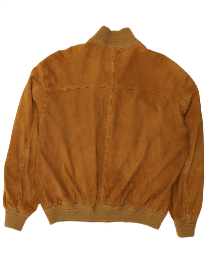 Conbipel Herre Ruskind Bomber Jacket IT 56 2XL Beige Læder