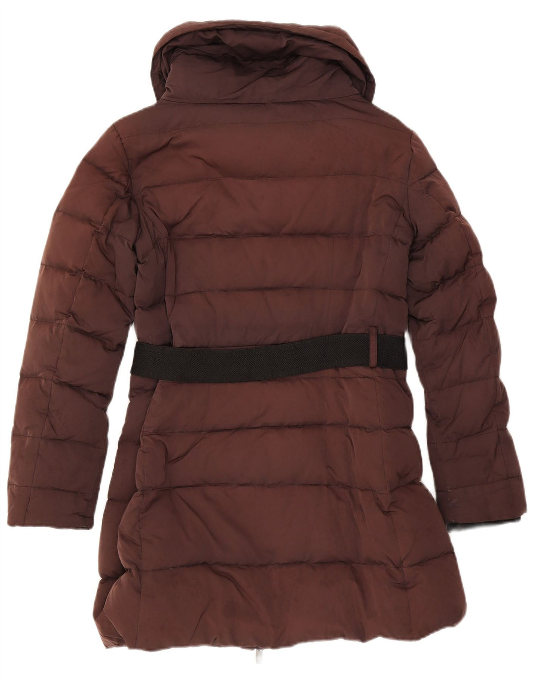 Zara Dame Polstret Frakke UK 16 Large Brown