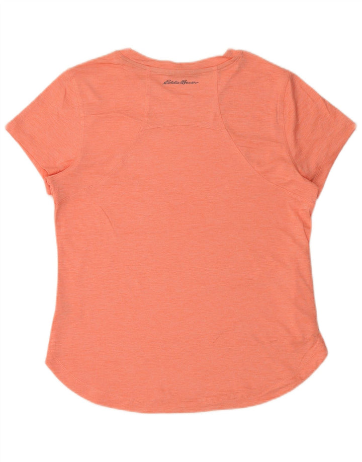 EDDIE BAUER T-shirt top til kvinder UK 14 Medium Pink Polyester