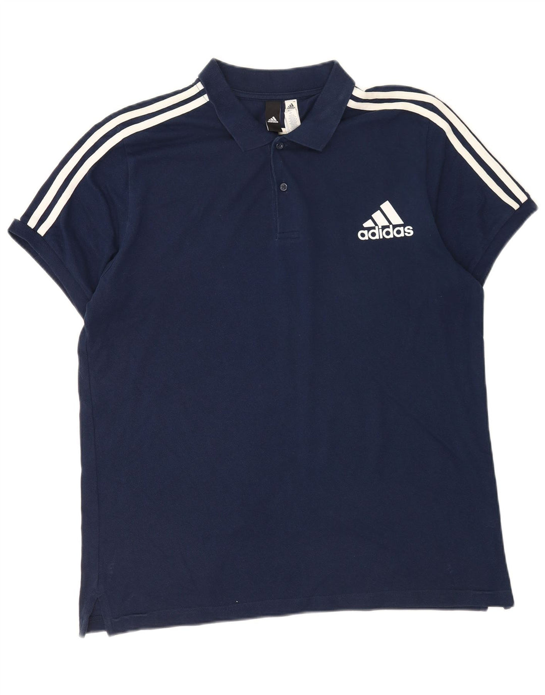 Adidas herre poloshirt XL marineblå