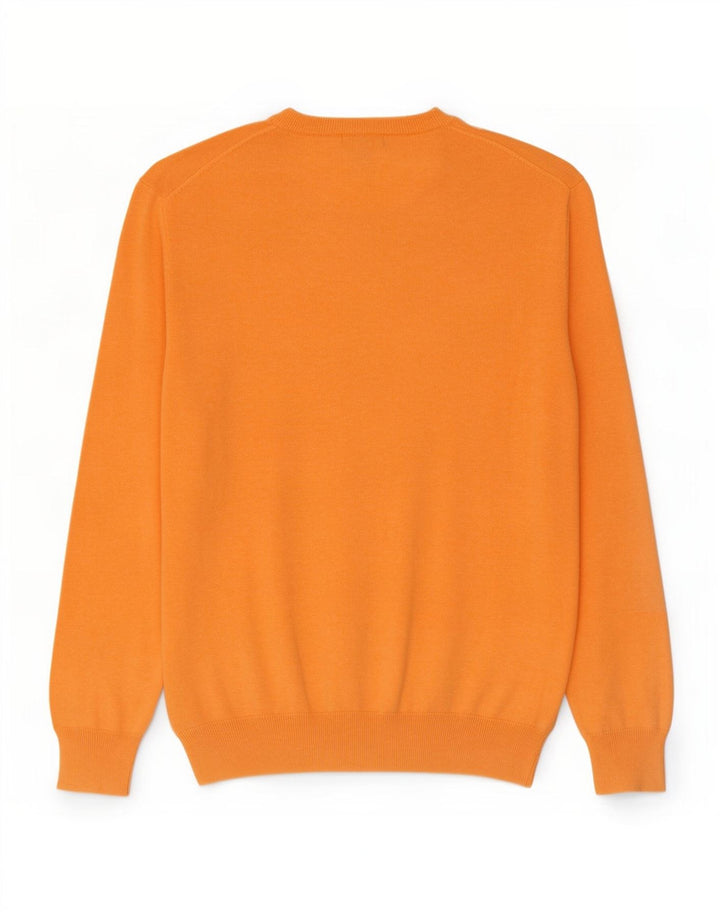 Gant Herre V-hals sweater Stor Orange Bomuld