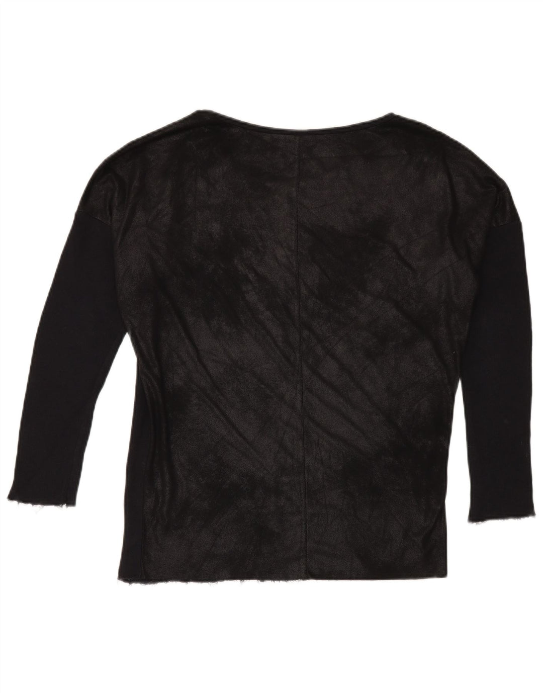 Guess Dame Oversized Top Langærmet UK 10 Lille Sort