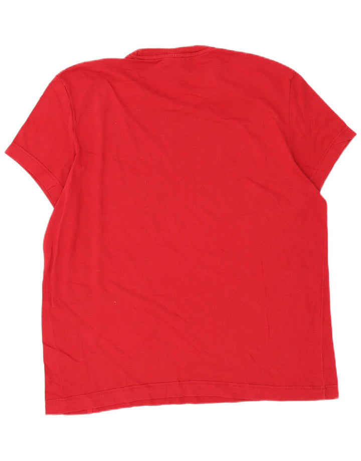 Levi's Herre Grafisk T-Shirt Top Stor Rød