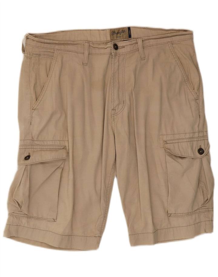 Wrangler Herre Cargo Shorts W36 Stor Beige Bomuld