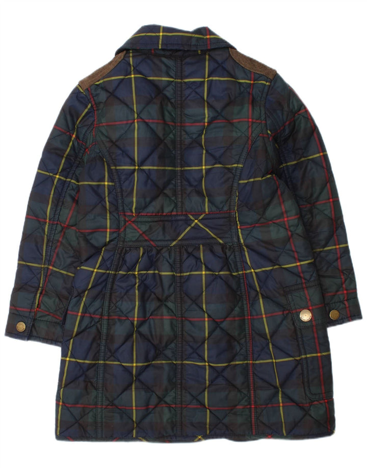 Ralph Lauren piger quiltet jakke 3-4 år marineblå ternet