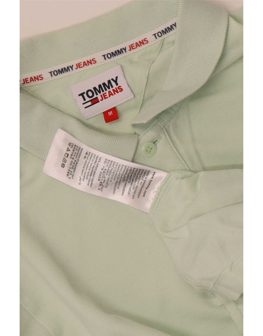 Tommy Hilfiger Herre poloshirt Medium Grøn Bomuld