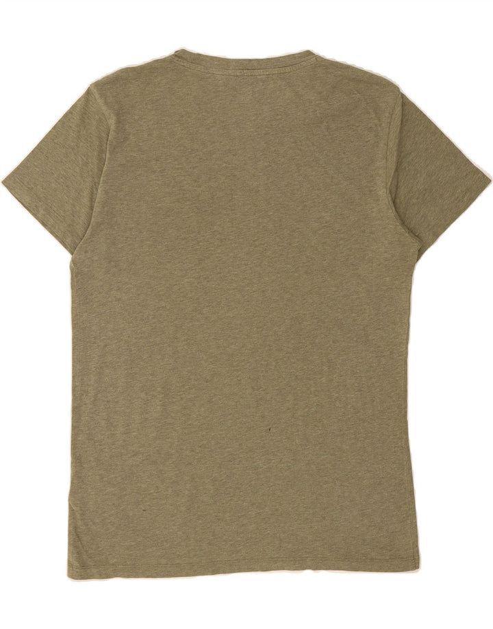 LEE Mens Slim Fit T-Shirt Top Medium Green Cotton Vintage Lee and Second-Hand Lee from Messina Hembry 