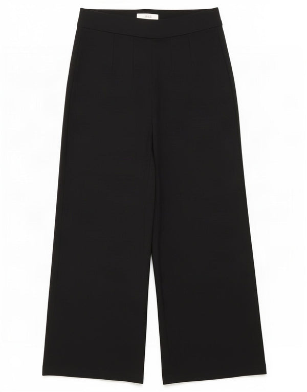 Marks & Spencer Kvinder Casual Bukser med brede ben, UK 8 Small W26 L26 Sort