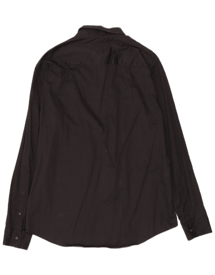 Armani Exchange Herreskjorte XL Sort Bomuld