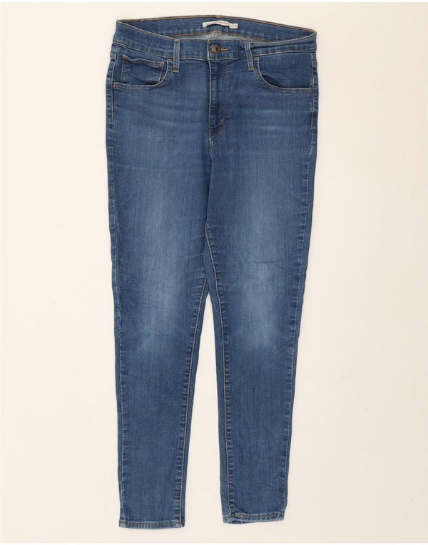 Levi's Womens High Rise Super Skinny Jeans W31 L28 Blå Bomuld