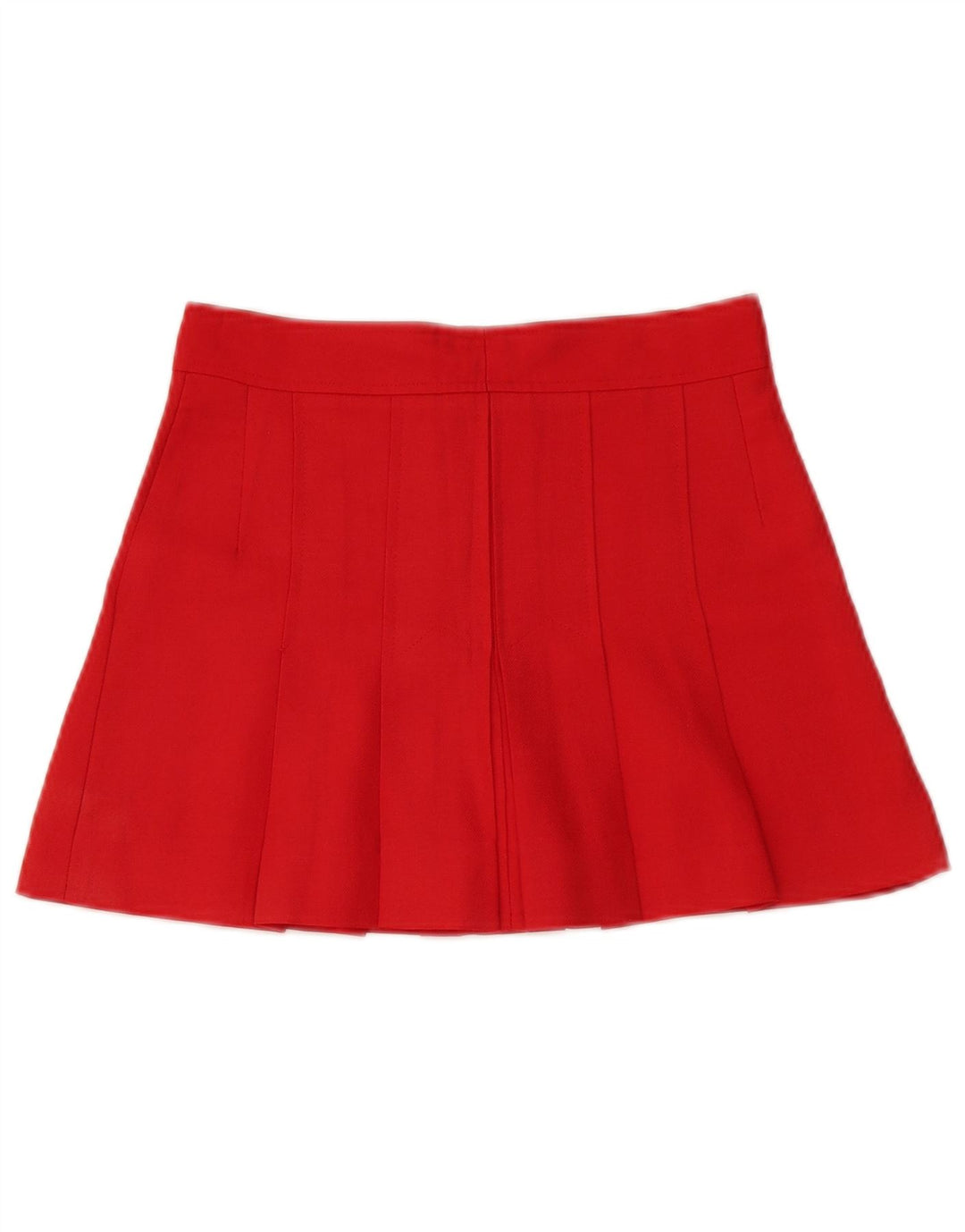 Vintage Dame Mini A-Line nederdel W28 Medium Rød